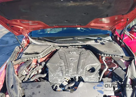 2020 Infiniti Q50 Red Sport 400 Awd из США, поврежденный, VIN JN1FV7AR8LM660126